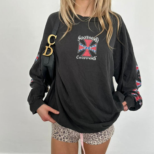 Vintage long sleeve skater oversized top
