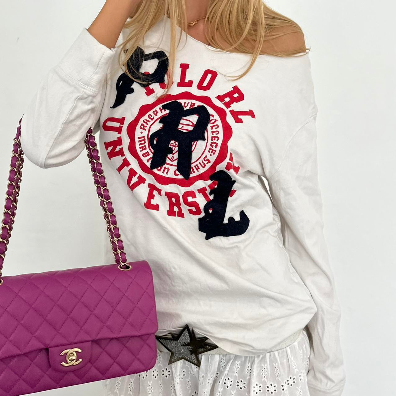 Vintage 2000’s Polo Ralph Lauren varsity long sleeve top