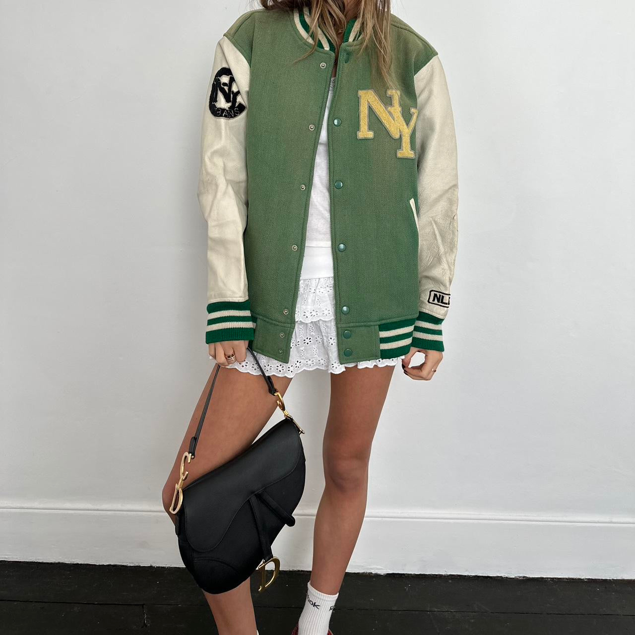 Vintage 80s green New York jacket