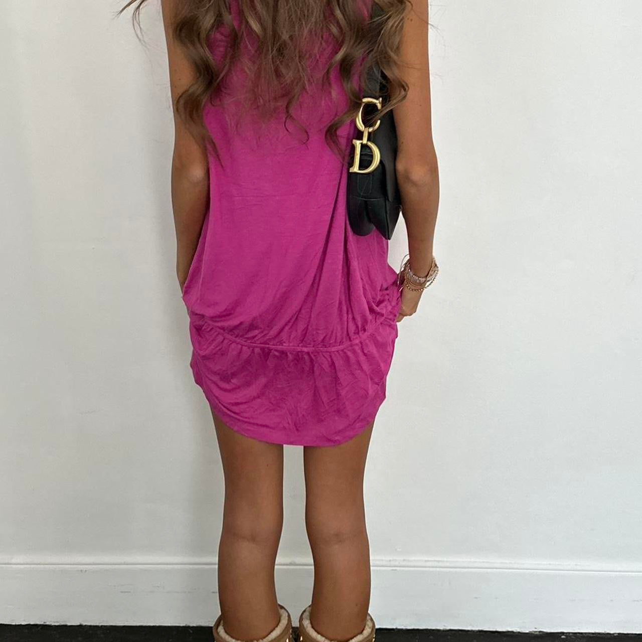 Vintage 00s pink embellished dress