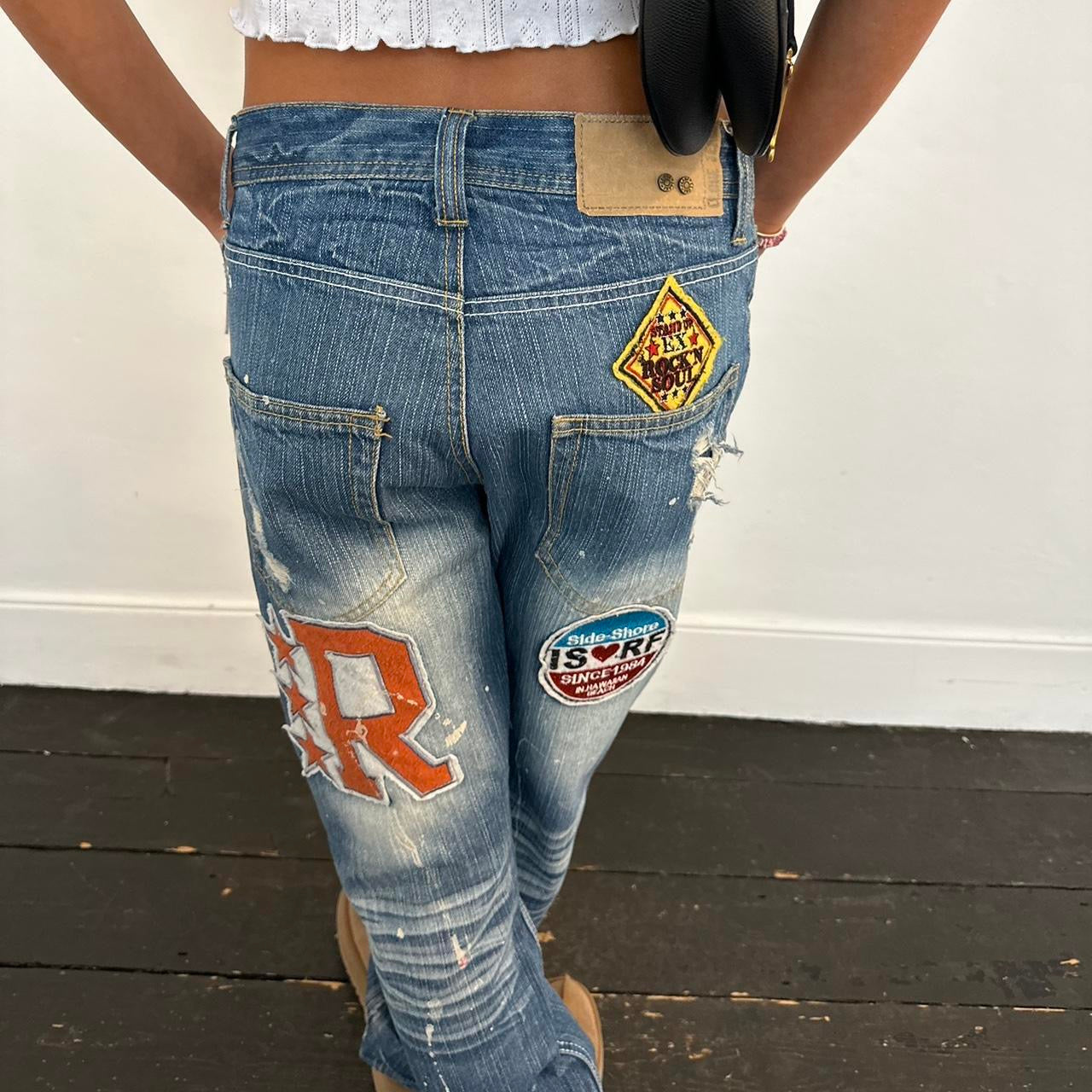 Vintage iconic surf girl jeans 🩵