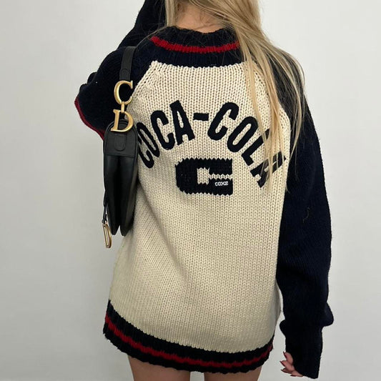 Vintage 2000’s Coca-Cola knit cardigan