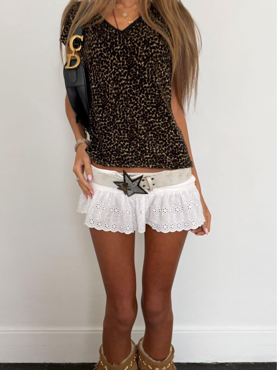 Vintage 00’s leopard top