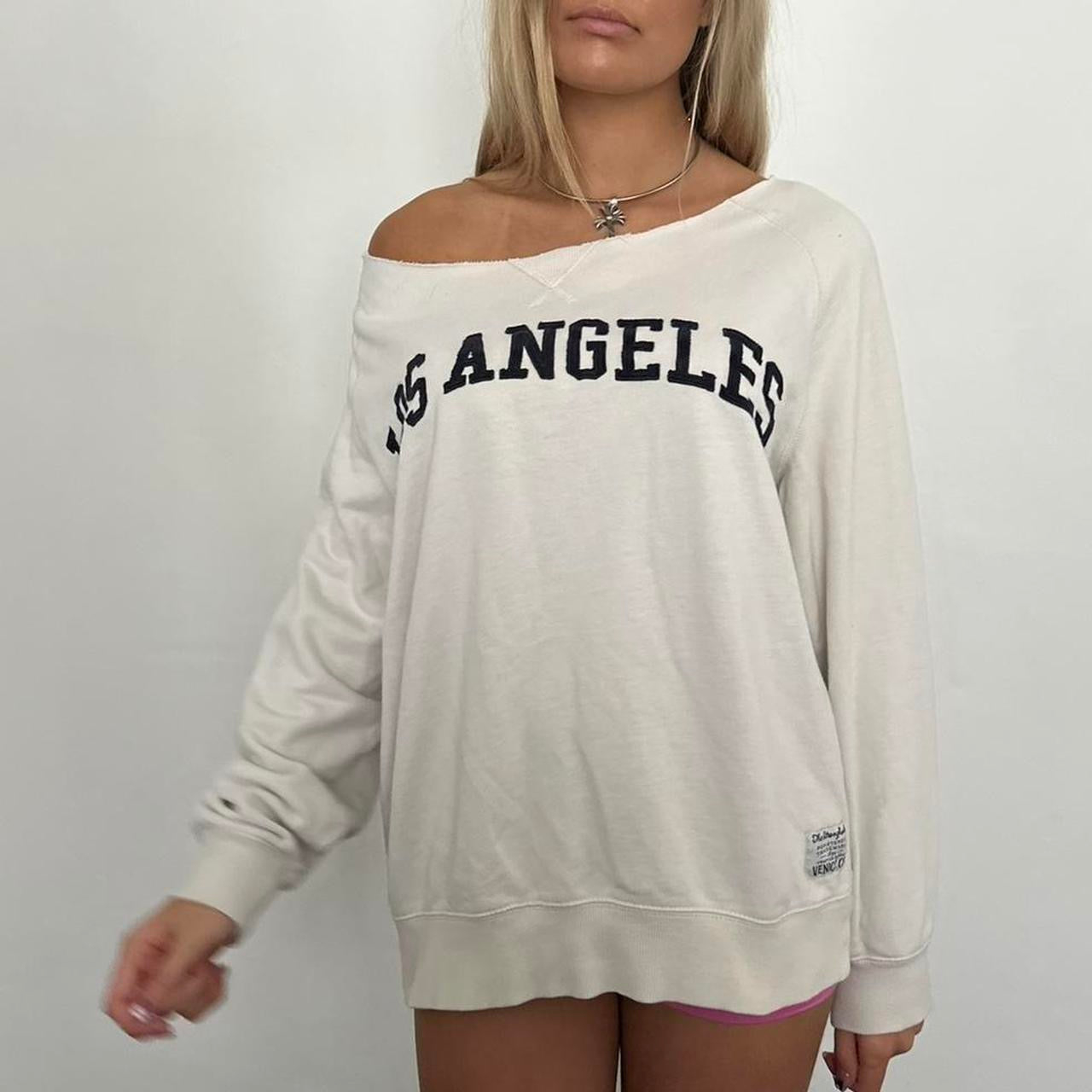 True vintage 90’s Los Angeles white sweatshirt