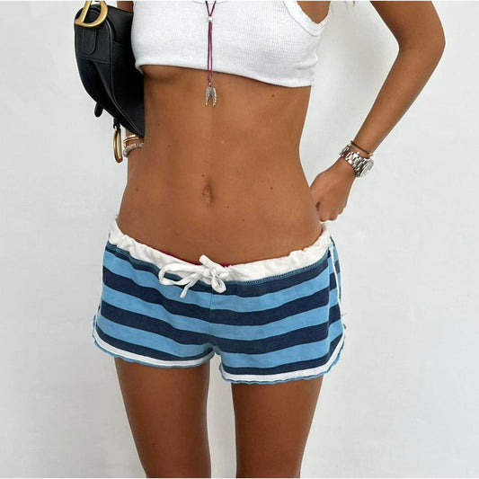 Vintage 2000’s blue striped shorts