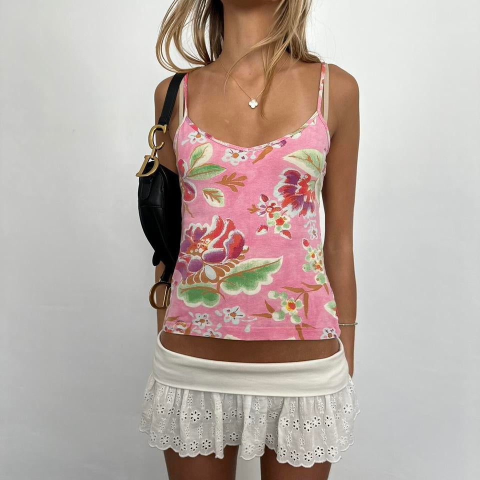 Vintage 90’s pink floral camisole top