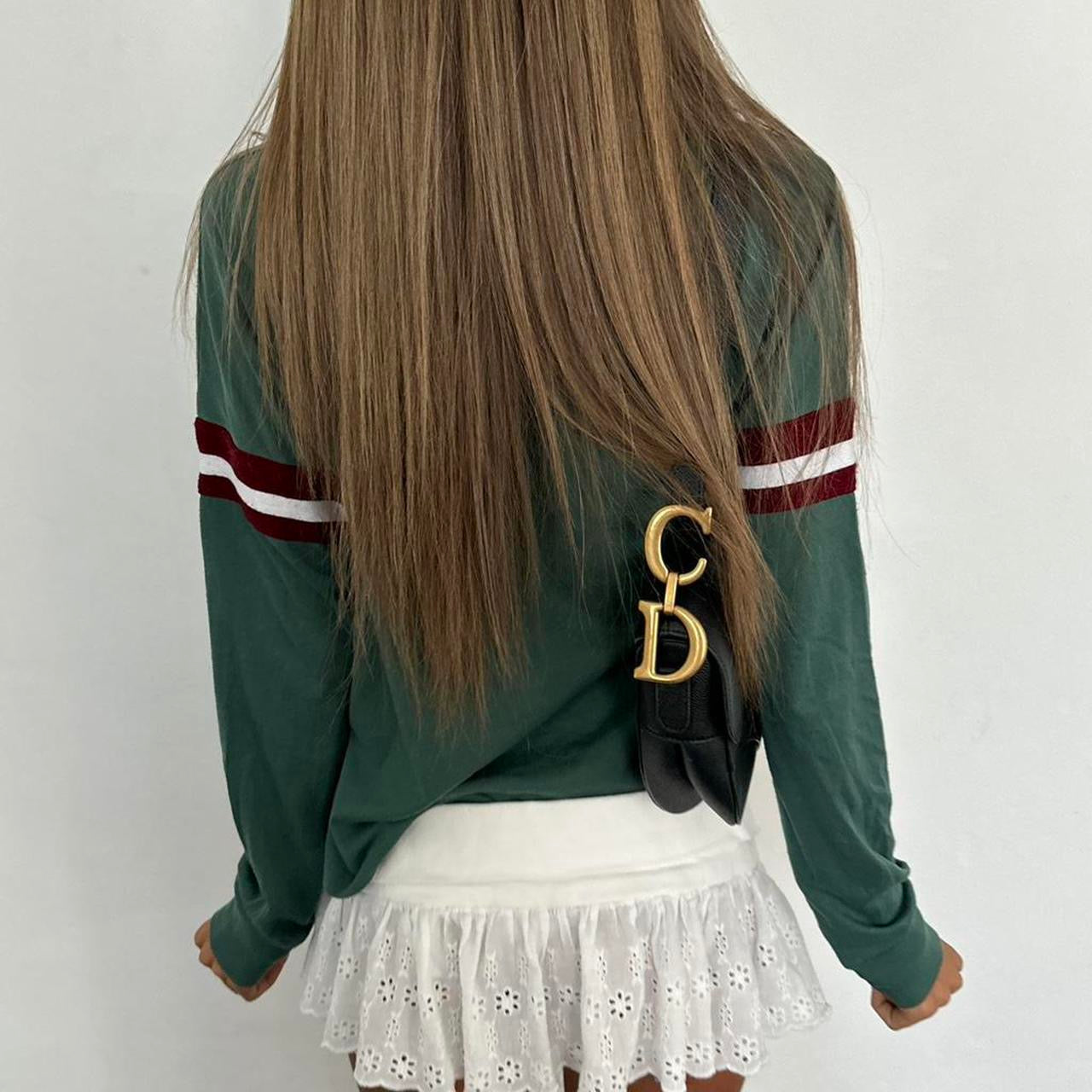 Vintage Abercrombie and Fitch green long sleeve top