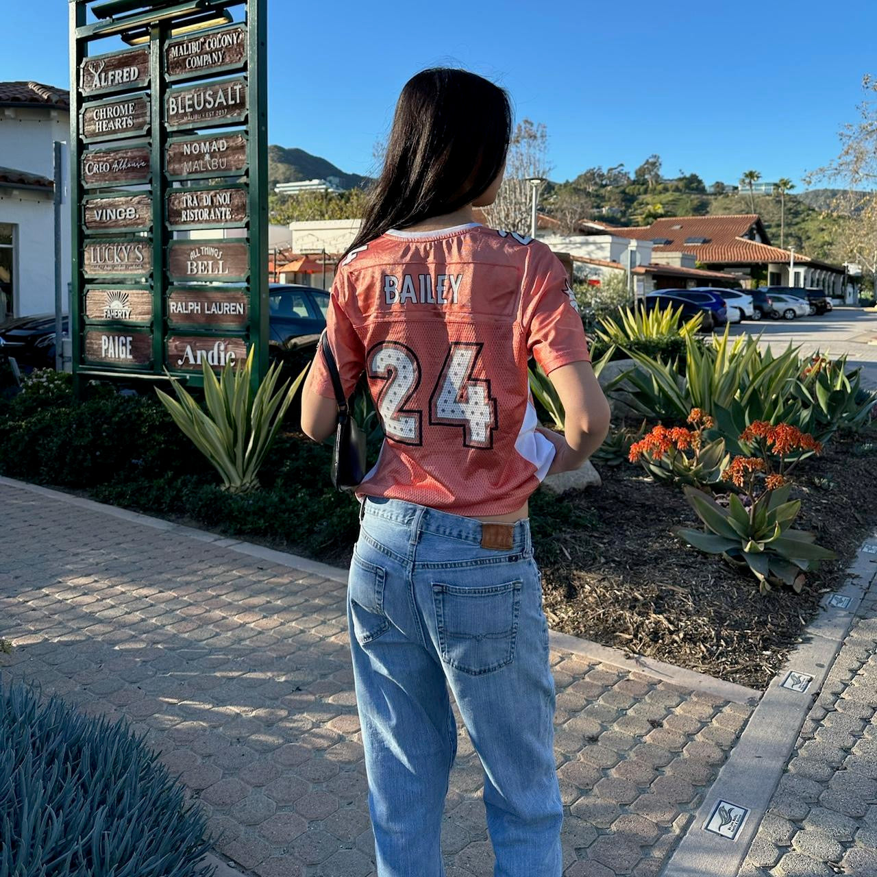 Vintage 90’s broncos 24 jersey peach colour 🍑