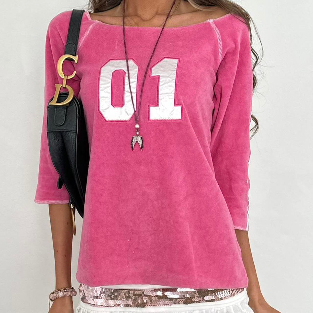 Vintage 00s pink lightweight sweater top
