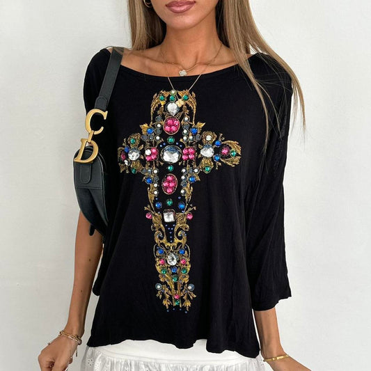 Vintage 00s cross relaxed fit top