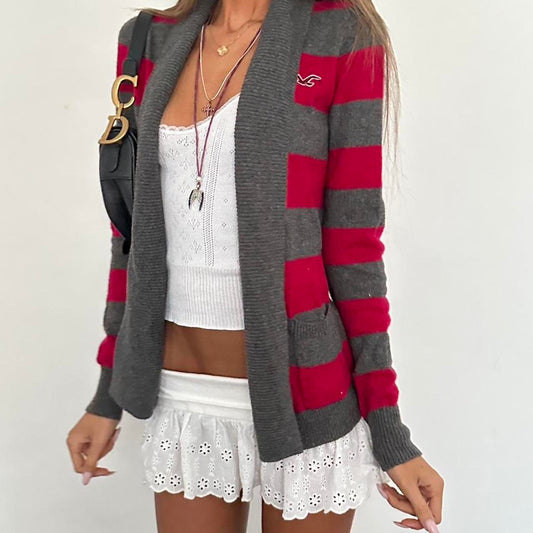 Vintage 2000’s Hollister striped cardigan