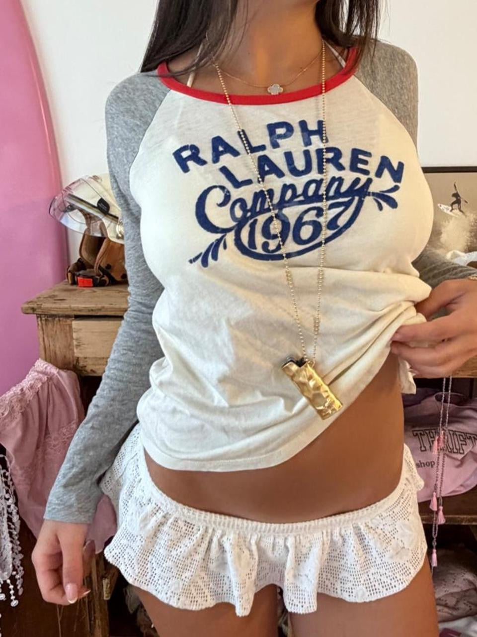 Vintage 90’s Ralph Lauren Union Jack long sleeve top