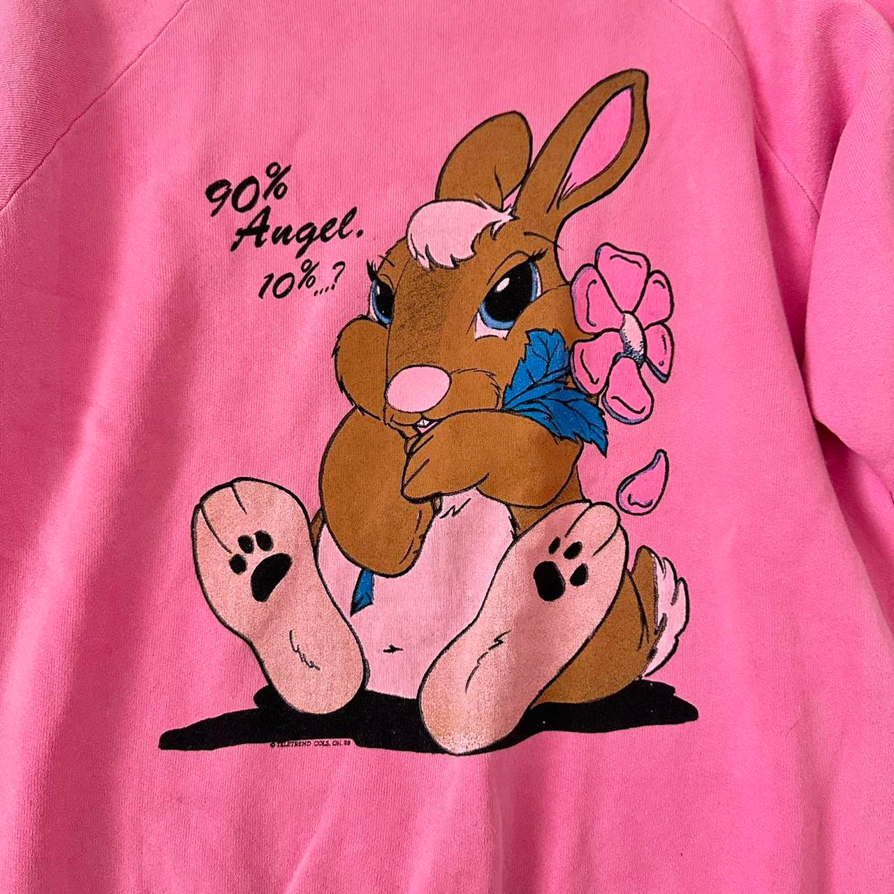 Vintage 90’s pink bunny sweatshirt