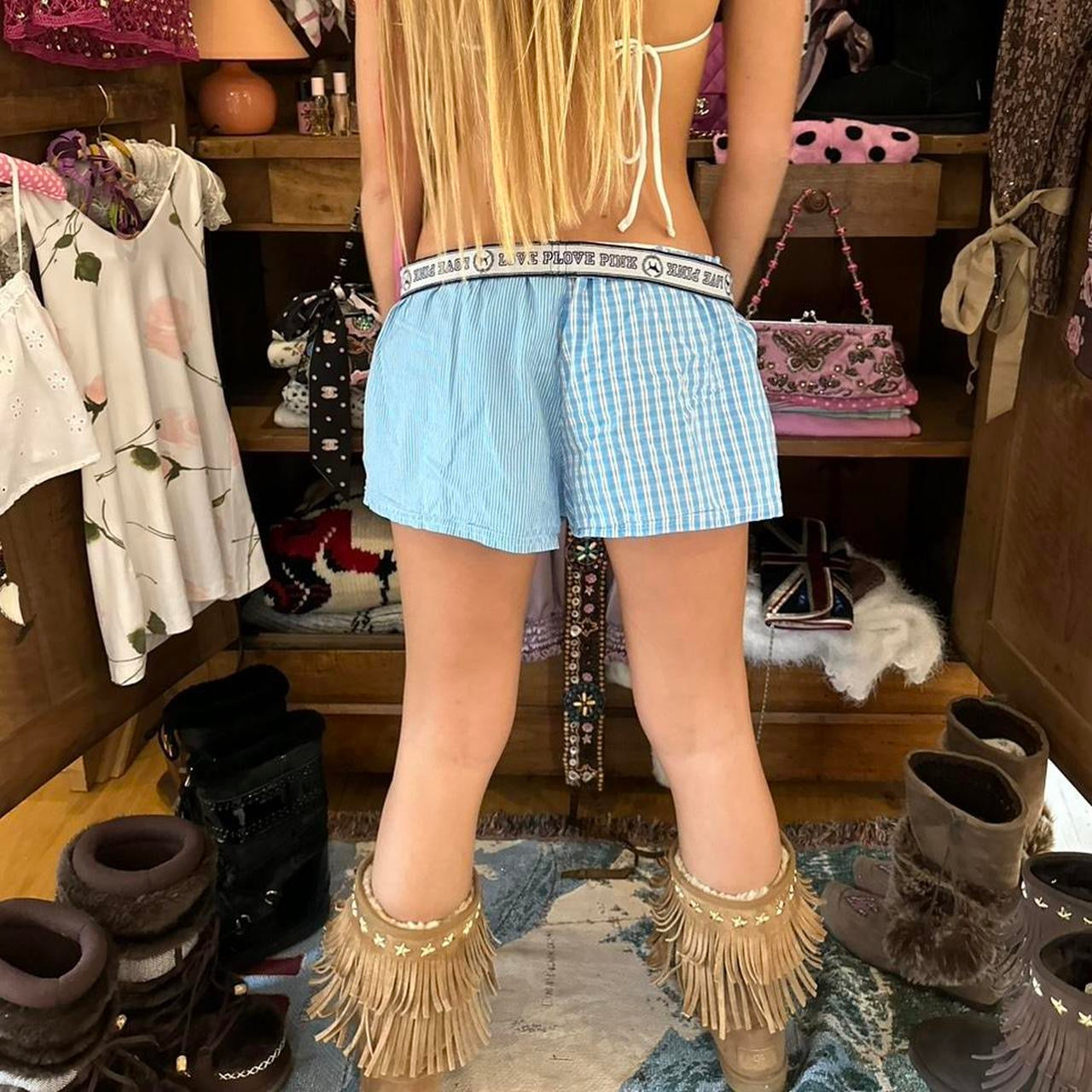 Vintage 2000s Victoria’s Secret boxer shorts