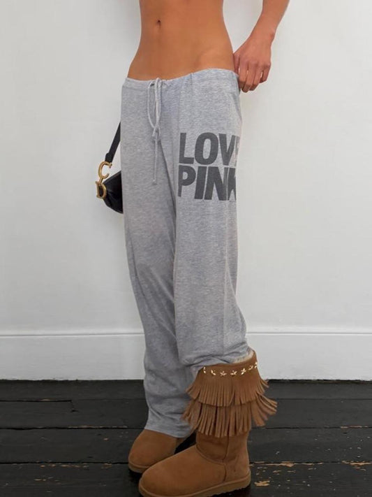 Vintage 00s Victoria’s Secret PINK grey sweatpants