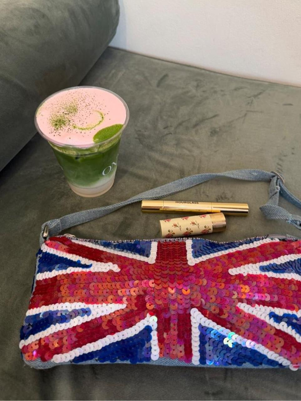 Vintage 00’s sequin Union Jack bag