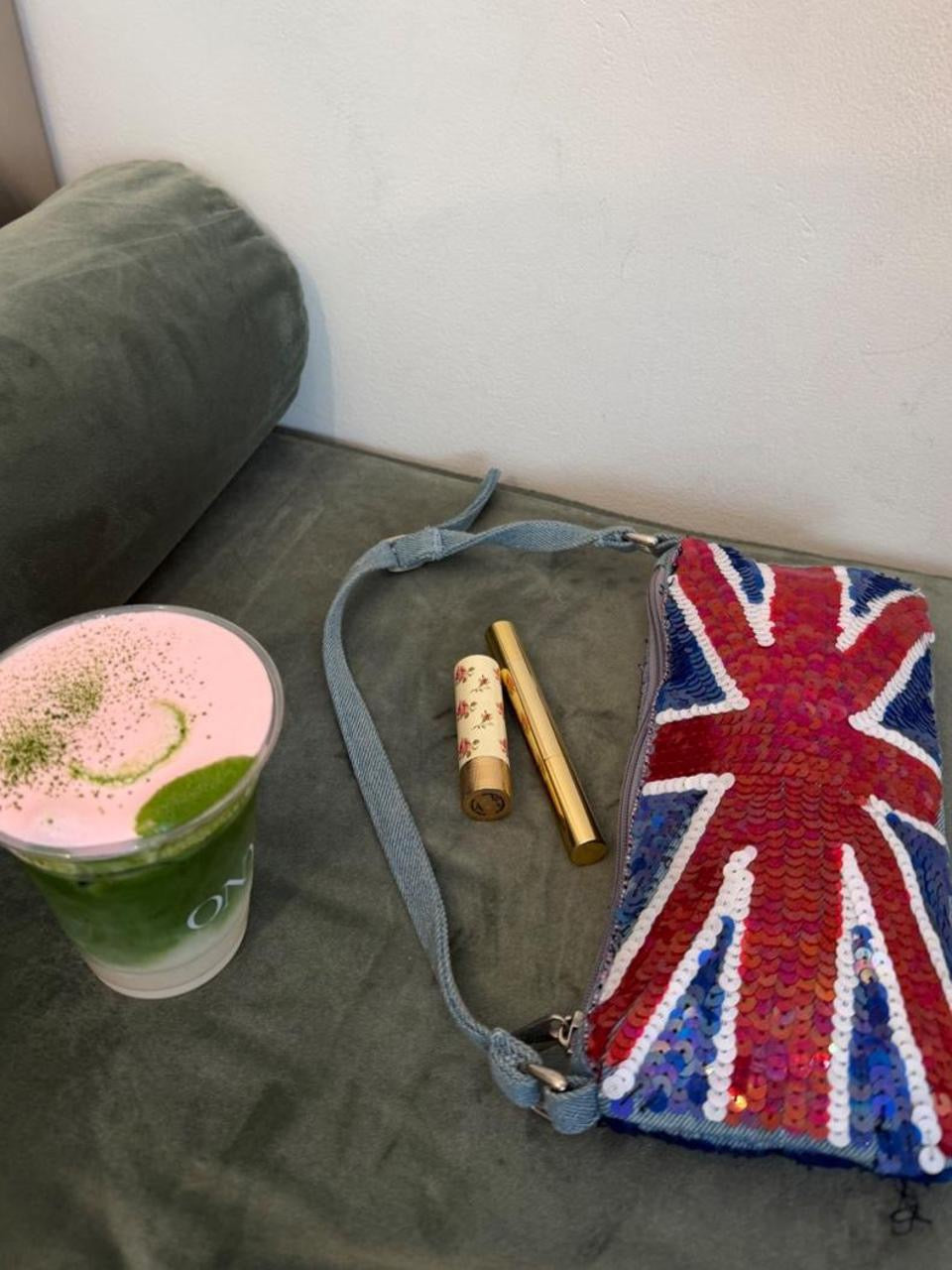 Vintage 00’s sequin Union Jack bag