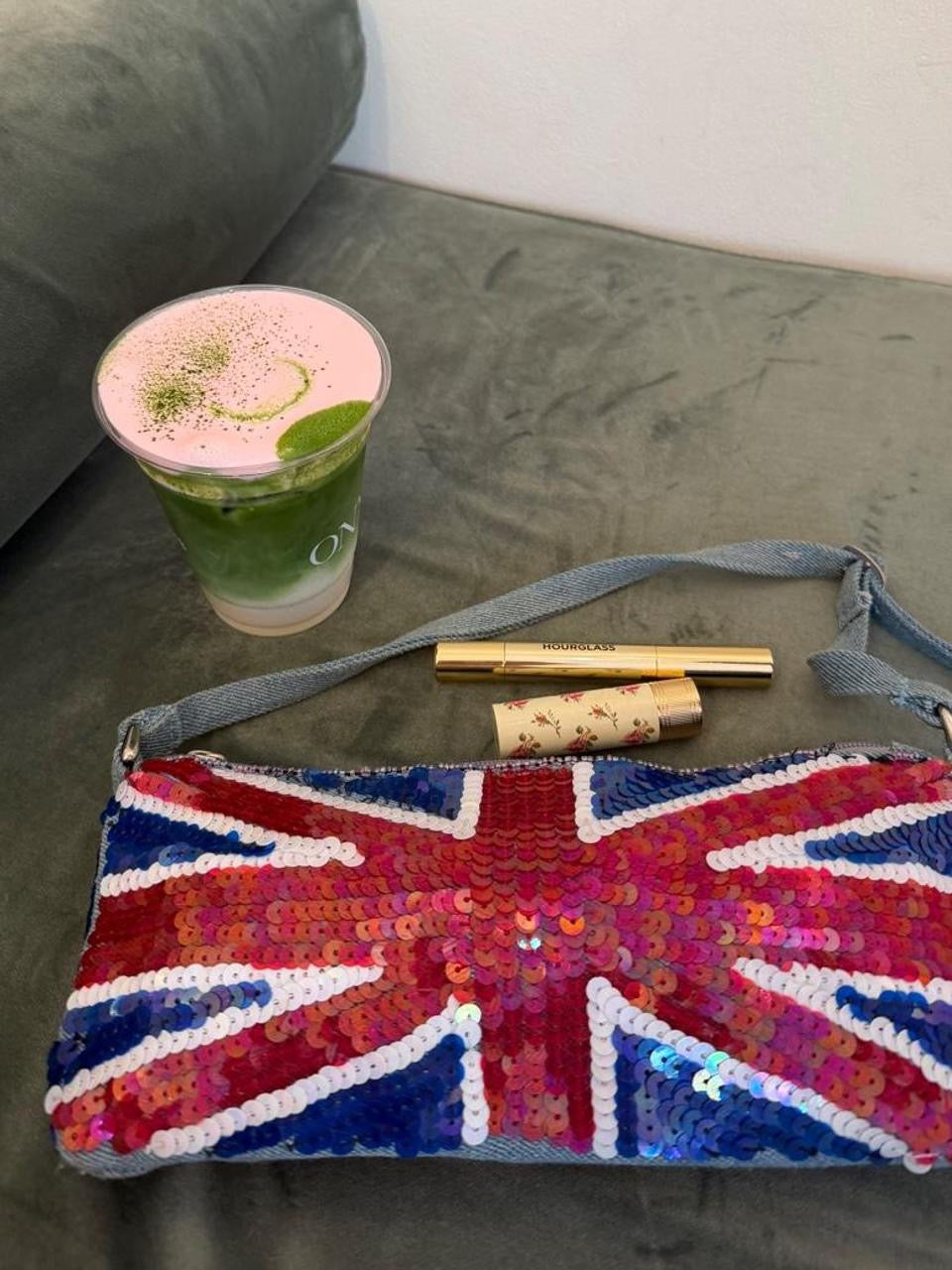 Vintage 00’s sequin Union Jack bag