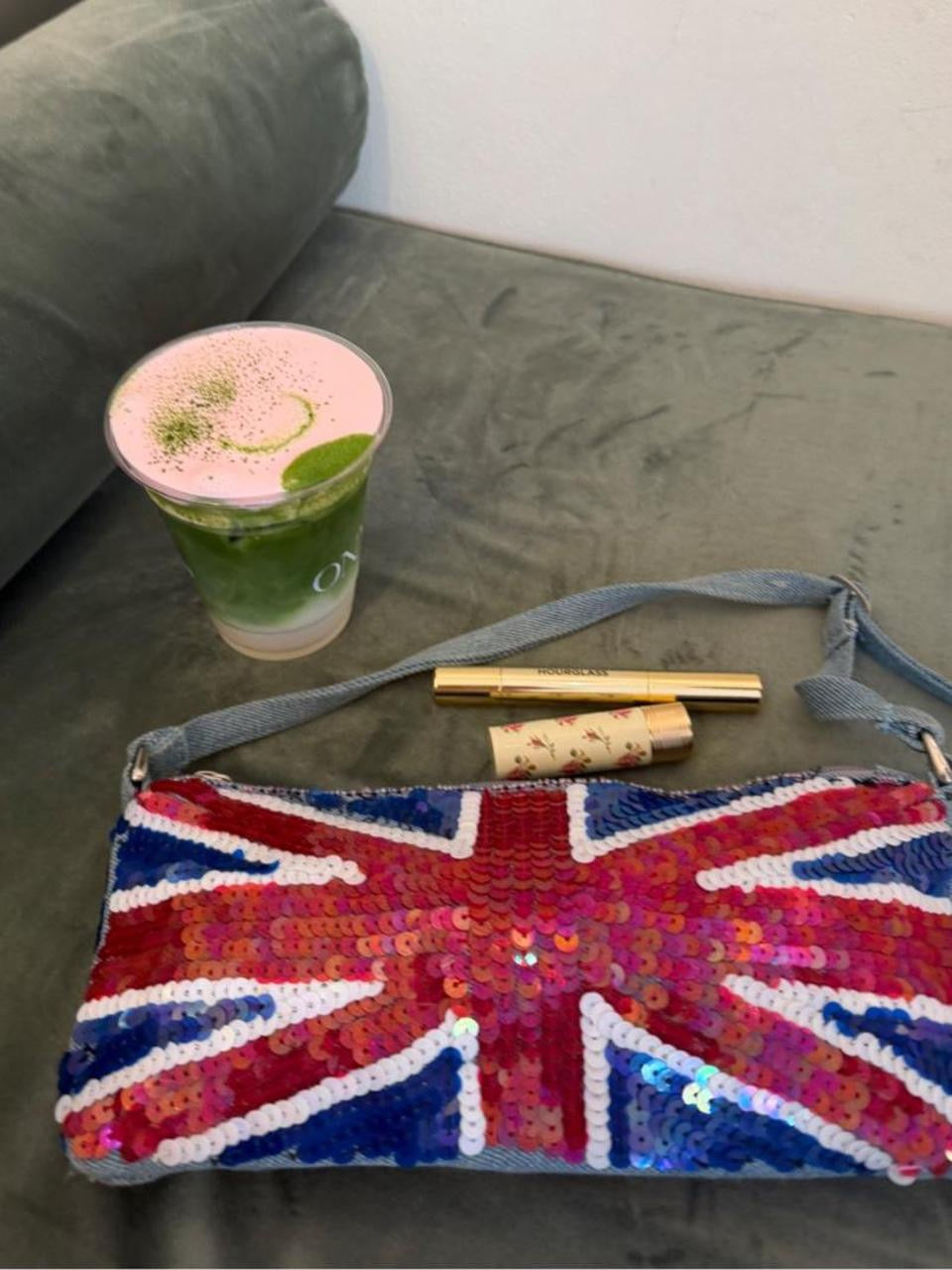 Vintage 00’s sequin Union Jack bag