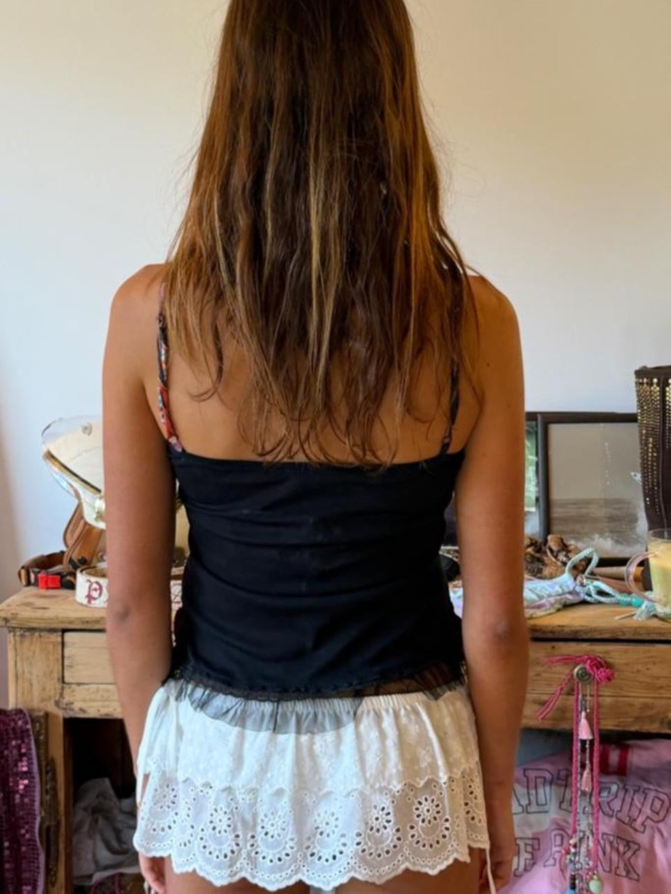 Vintage 00’s mesh butterfly cami top